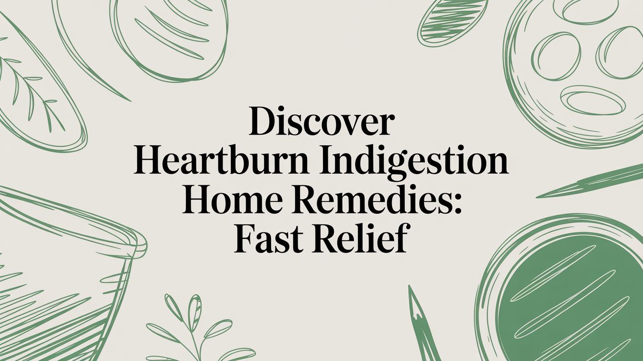 Discover heartburn indigestion home remedies: Fast relief