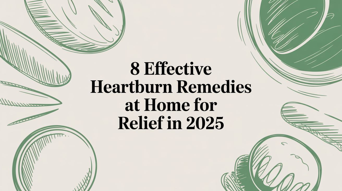 8 Effective Heartburn Remedies at Home for Relief in 2025