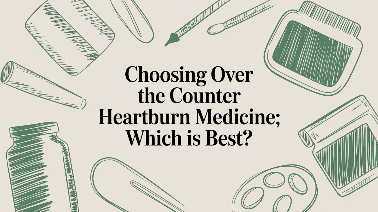 Choosing over the counter heartburn medicine: Which is best?