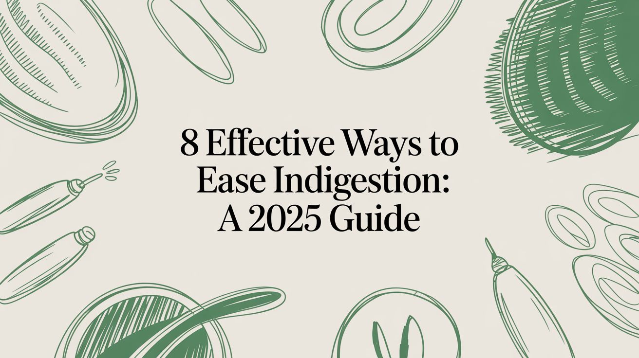 8 Effective Ways to Ease Indigestion: A 2025 Guide